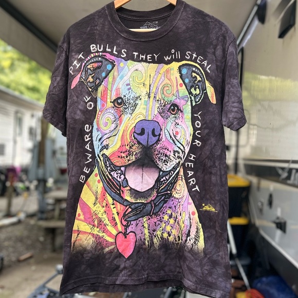 THE MOUNTAIN Pit Bull Lover T-Shirt - Picture 2 of 9